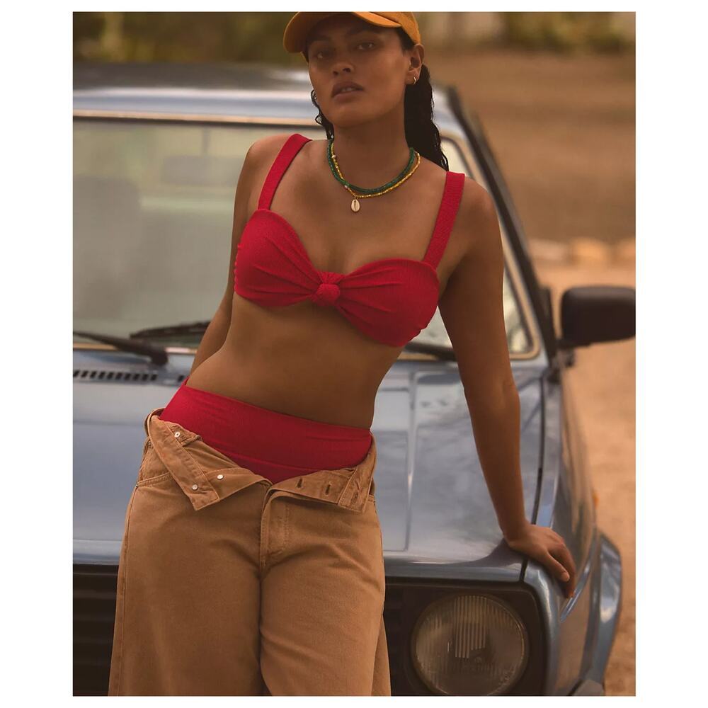 Beach Riot Red Knot Front Bikini Top - Picture 11 of 11